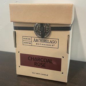 Archipelago Botanicals Charcoal Rose Box Candle, 5.25 oz.
